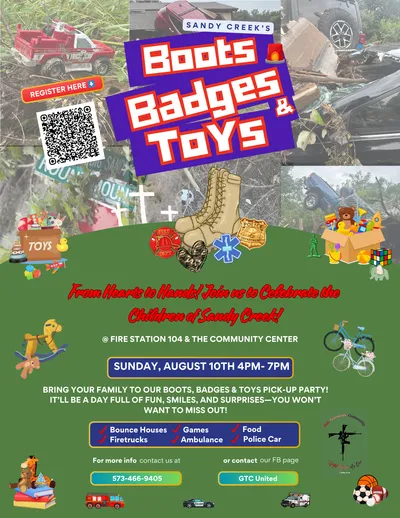 Boots, Badges and Toys
