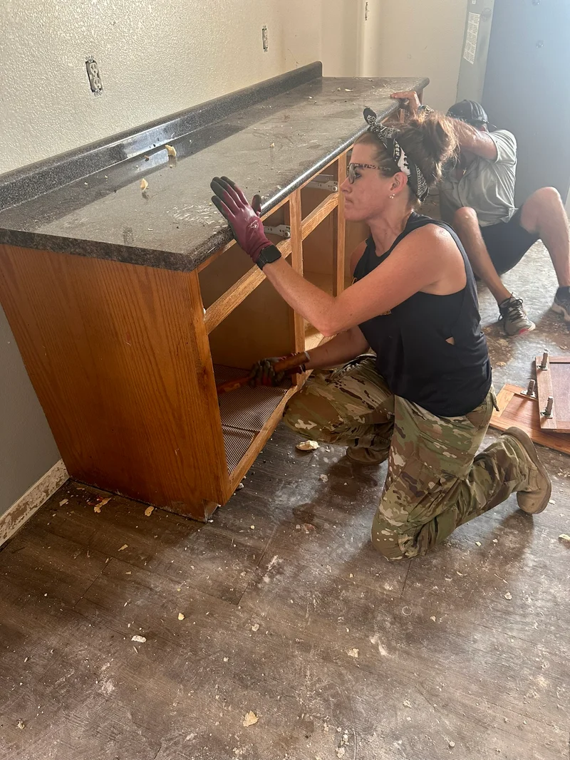 Extreme Cheer demo from damages F2 Tornado