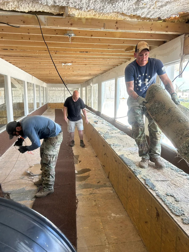 Extreme Cheer demo from damages F2 Tornado13