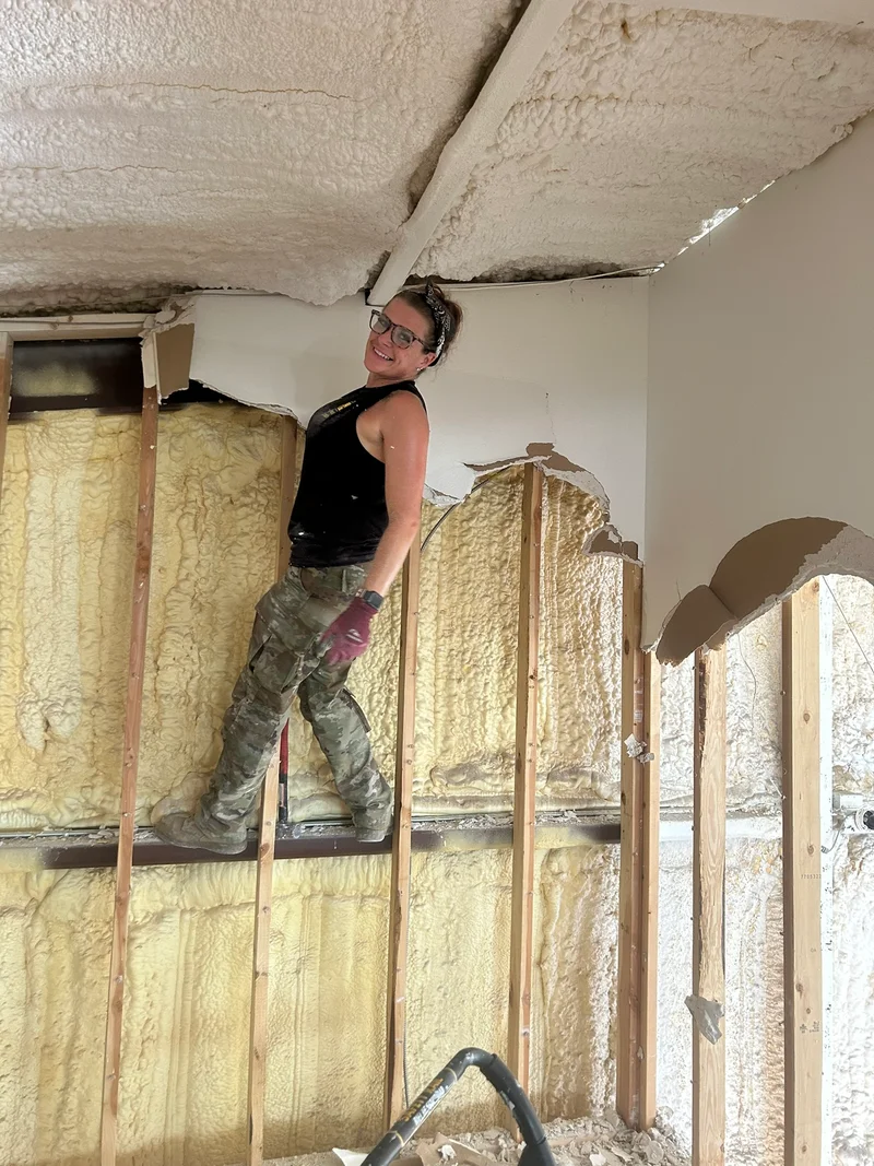 Extreme Cheer demo from damages F2 Tornado19