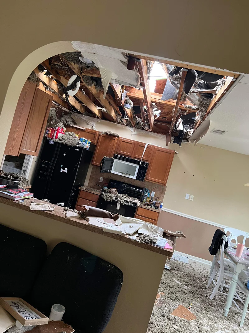 F2Tornado Temple Texas Assessing damages and destruction3