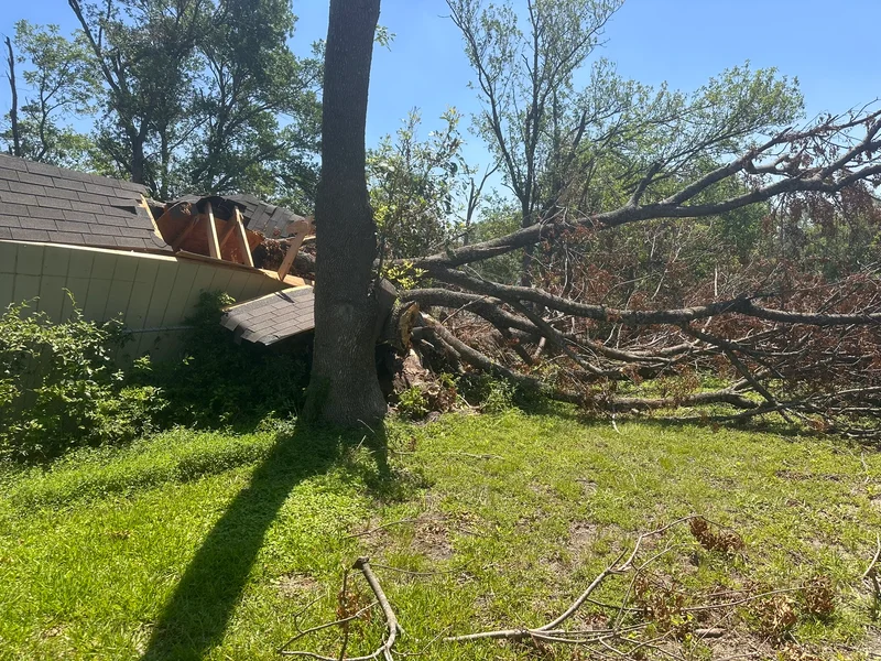 F2Tornado Temple Texas Assessing damages and destruction5