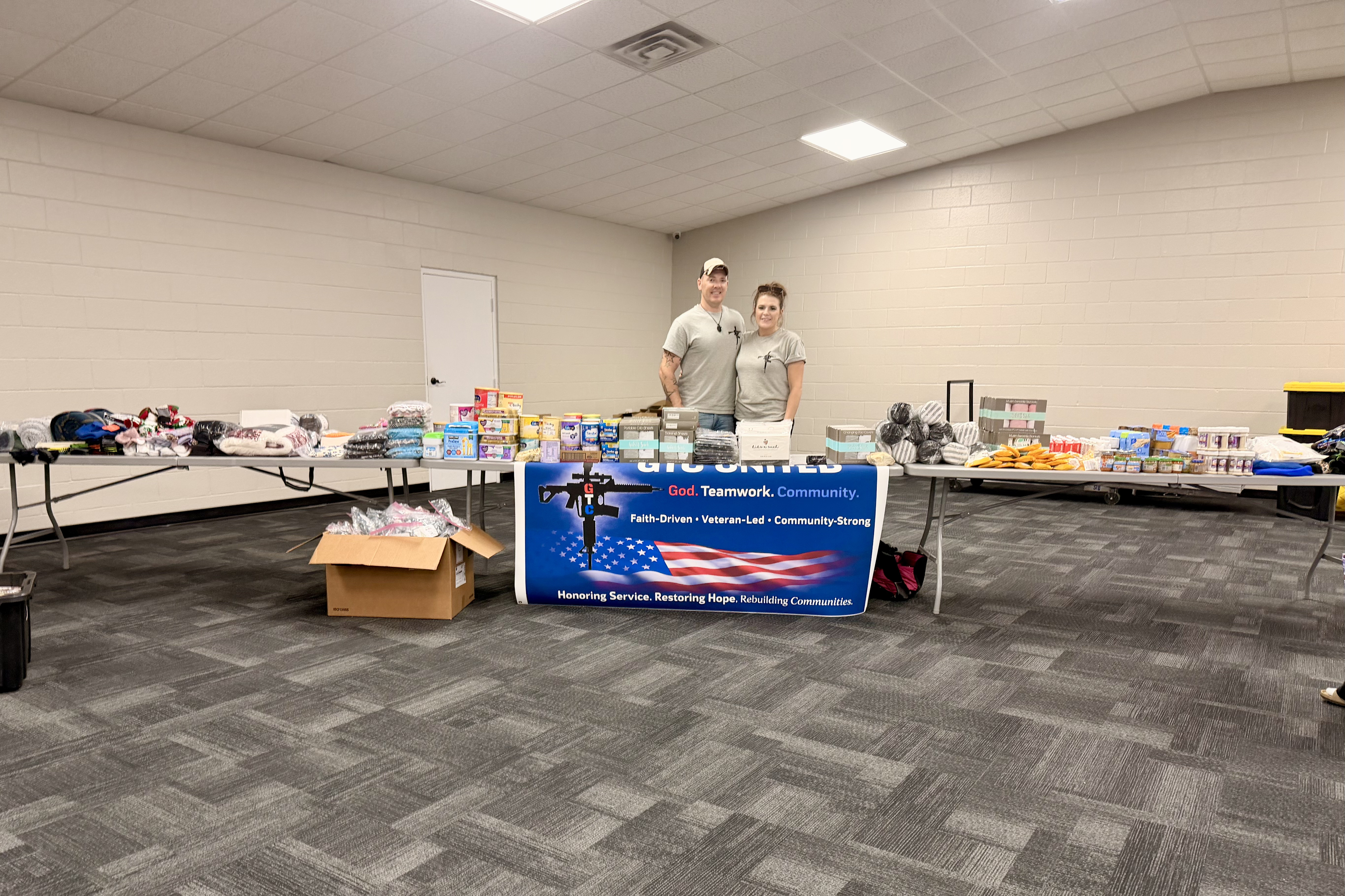 GTC table at Market with a Mission