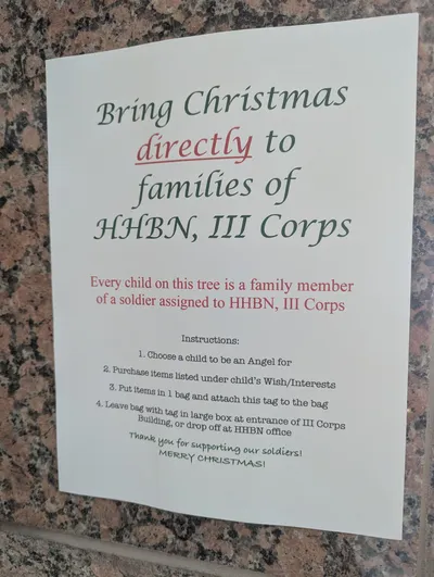 Holiday Mission - Fundraising for Military Families