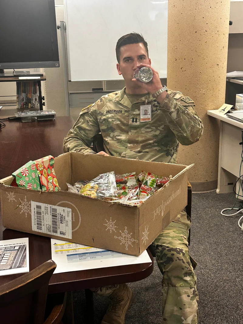 GTC&HQBN BlessingMilFamilies Christmas2024 Fundraising12 ArmyKidsGifts CPT.Anderson lostBet Ate7cookies