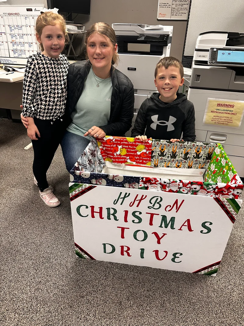 GTC&HQBN BlessingMilFamilies Christmas2024 ToyDriveDonationBoxPrep2 ArmyKidsGifts