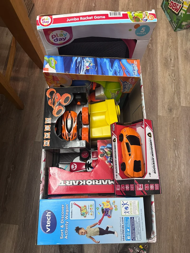 Ninja Dlers toy drive donations