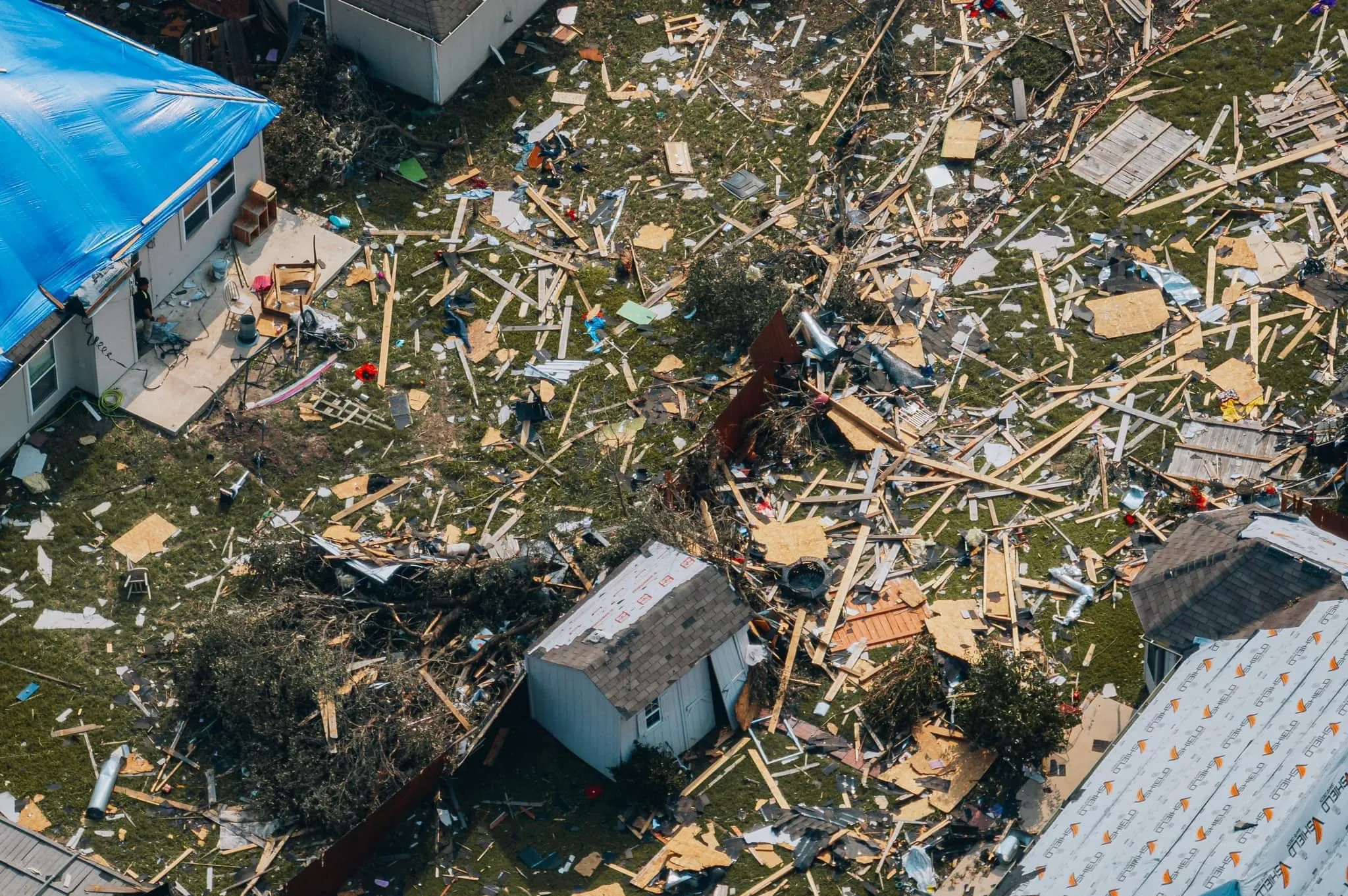 Temple, TX Tornado 2024 - Wreckage