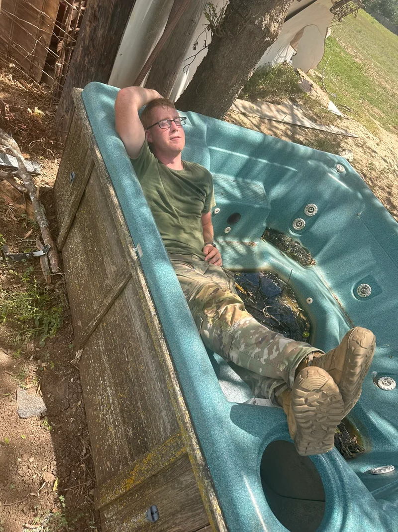 SGTHoyt_breaktime_tornadocleanup2024