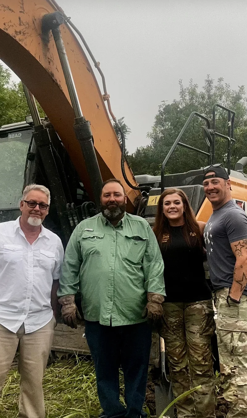 TX Floods SandyCreek GTC C&ClandServices VolunteerHerossDisasterRelief DebrisCleanup Rebuilding2