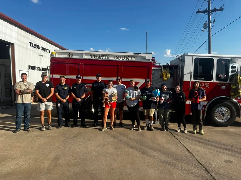 TXfloods FirstResponderHero_s SandyCreekResidents ToyDrive
