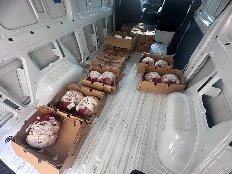 Turkeys for HQBN Thanksgiving Drive